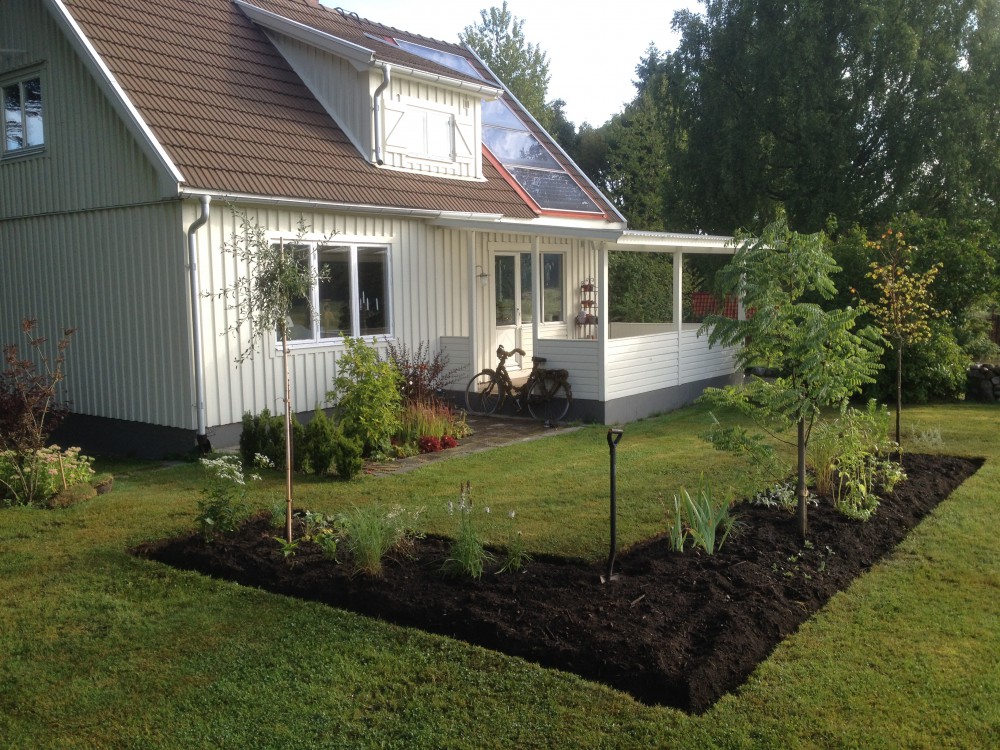 Trädgården växer fram