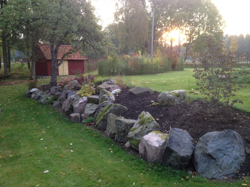 Småsten ut och bumling in