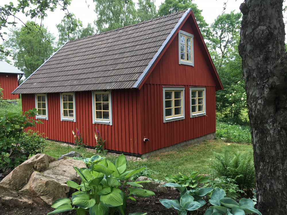 Färgsättning av hus